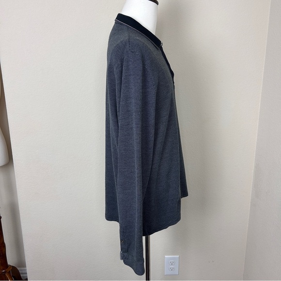 Ted Baker London Men’s Long Sleeve 3 Button down polo | Size 7 - Picture 4 of 11